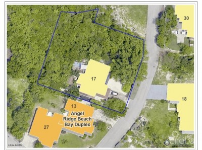 Aerial photo of property size